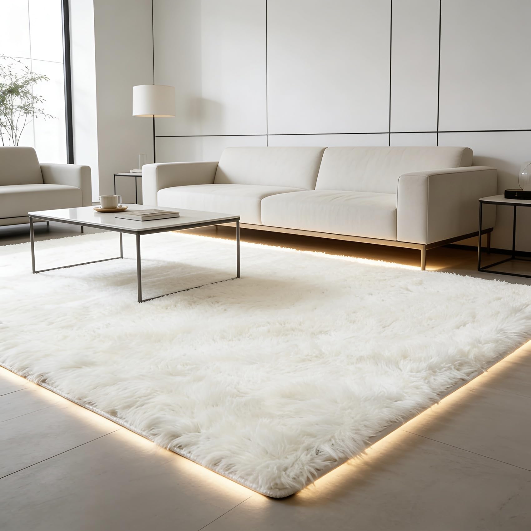 Tapis de chambre douillet pour créer un coin lecture cosy et moderne