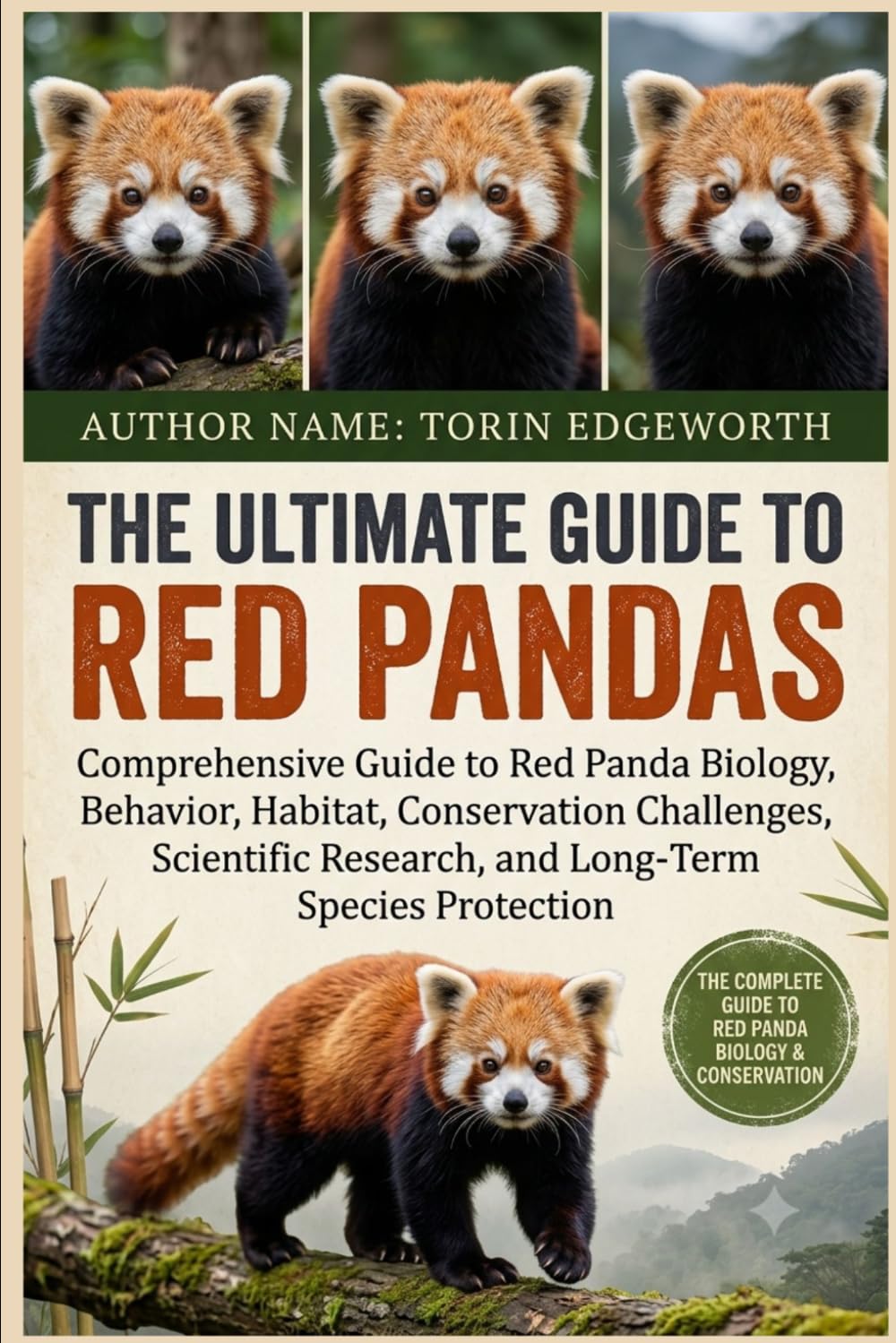 THE ULTIMATE GUIDE TO RED PANDAS: A Comprehensive Guide to Red Panda Biology, Behavior, Habitat, Conservation Challenges, Scientific Research, and Long-Term Species Protection