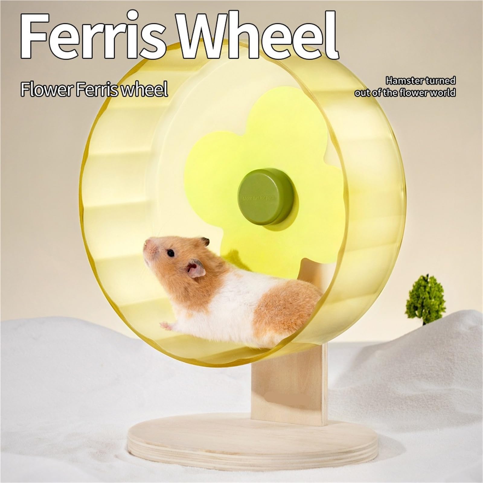 Rueda de hámster de 22 cm para mascotas, trotar, deportes, correr, accesorios para hámster, juguetes, animales pequeños, ratas, rueda de ejercicio, rueda de chinchilla (transparente)