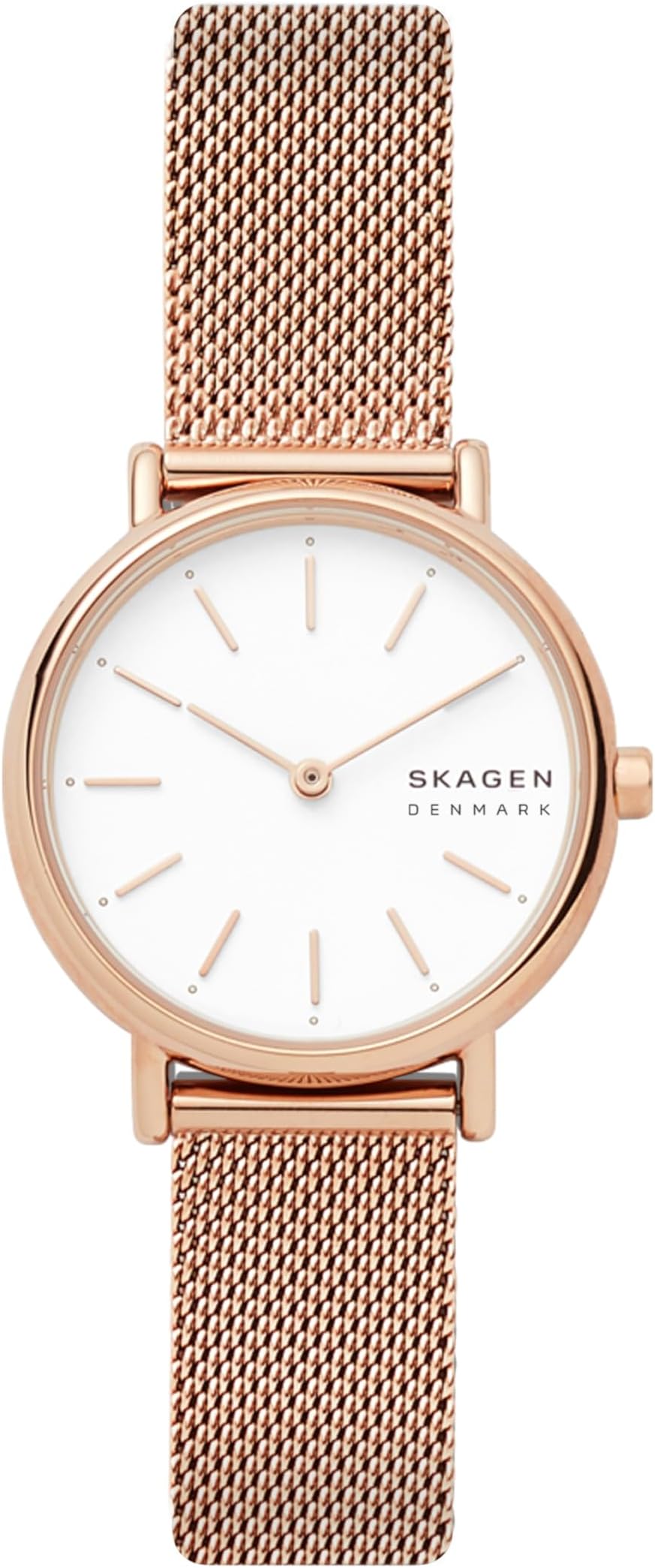 Skagen Stainless Steel Analog White Dial Women Watch - Skw2694, Rose Gold Band