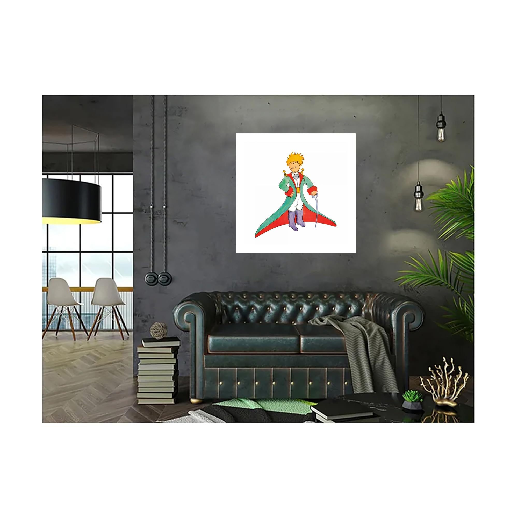 Imprimer sur papier (Poster) Fine Art Antoine De Saint-Exupéry Petit Prince II