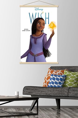 Miniatura 8 de Trends International Disney Wish Asha Feature Series - Póster de pared con marco magnético