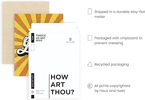 Miniatura 3 de HAUS AND HUES Pósteres Groovy - Arte de pared retro de los años 70, decoración de habitación hippie, carteles trippy para dormitorio, póster