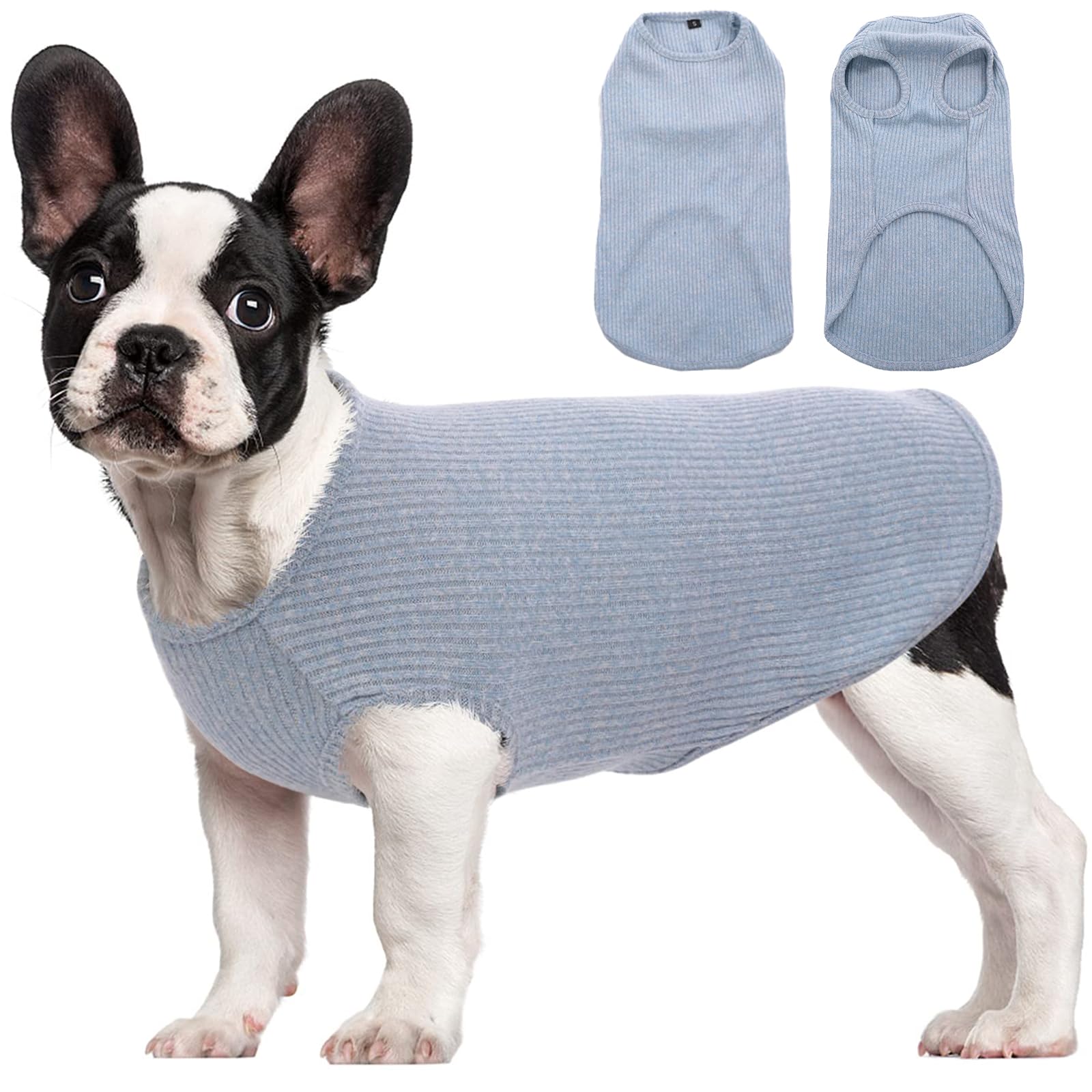 Chihuahua Kleding Puppy Hondenjas Gebreide Trui Gezellige Theekopje Kleinere Rassen, XXXS Kleine Speelgoed Miniatuur Honden (XXXS, ROOD