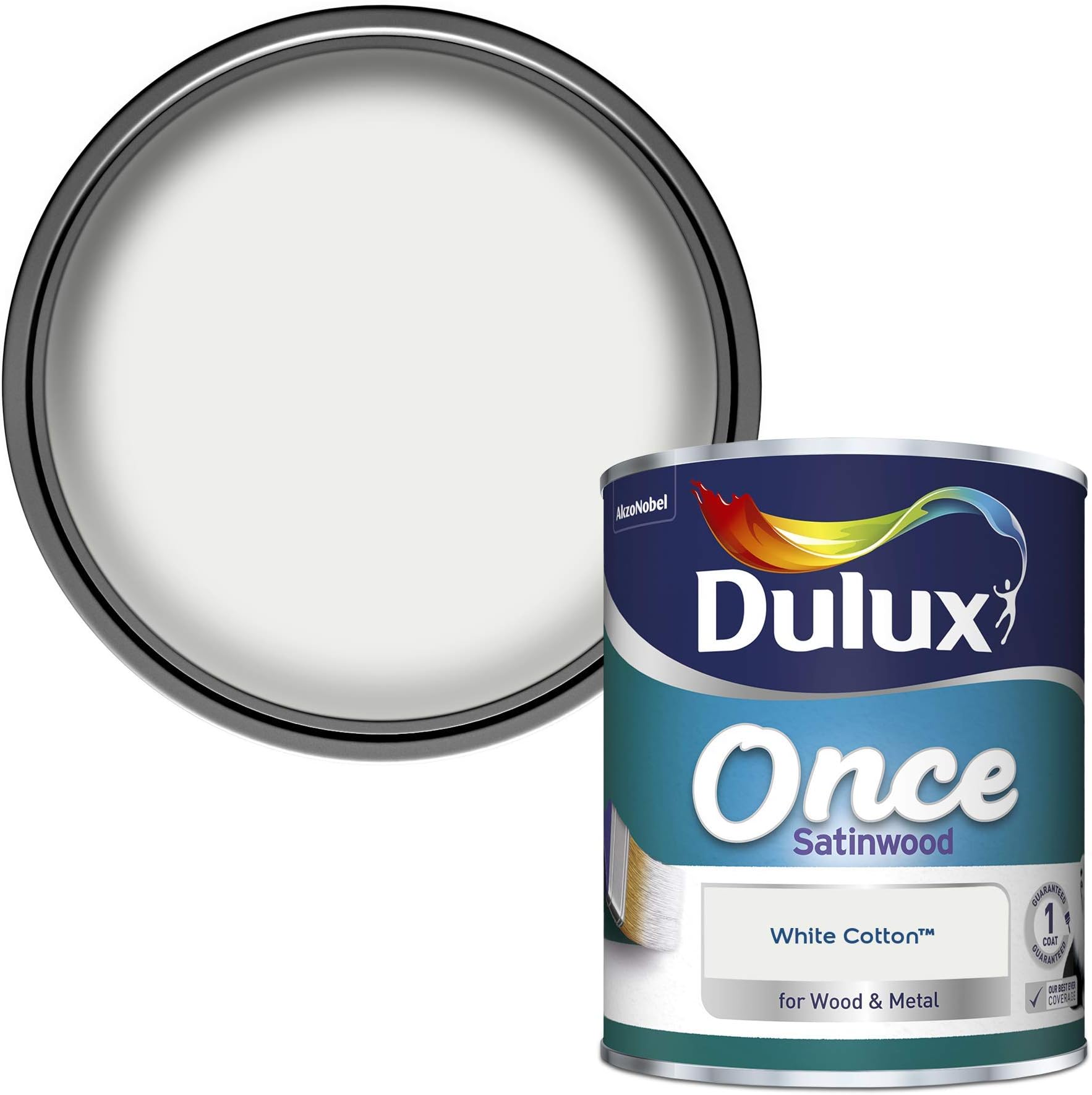 Dulux Quick Dry Satinwood 750ml Polished Pebble Amazon.co.uk DIY & Tools