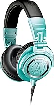 Audio-Technica ATH-M50xIB Professional Studio Monitor Headphones, Ice Blue