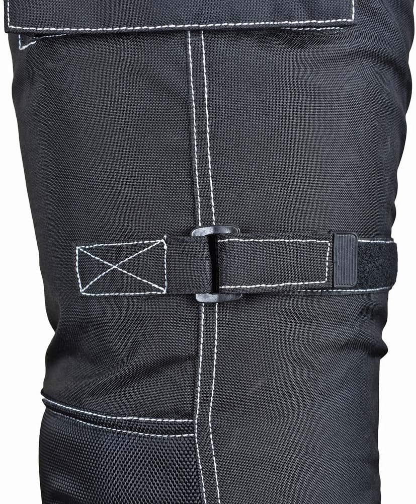 WICKED STOCK Mens WaterProof Motorcycle Riding Protective Pants CE Level-1 Armor X-Large : Automotive