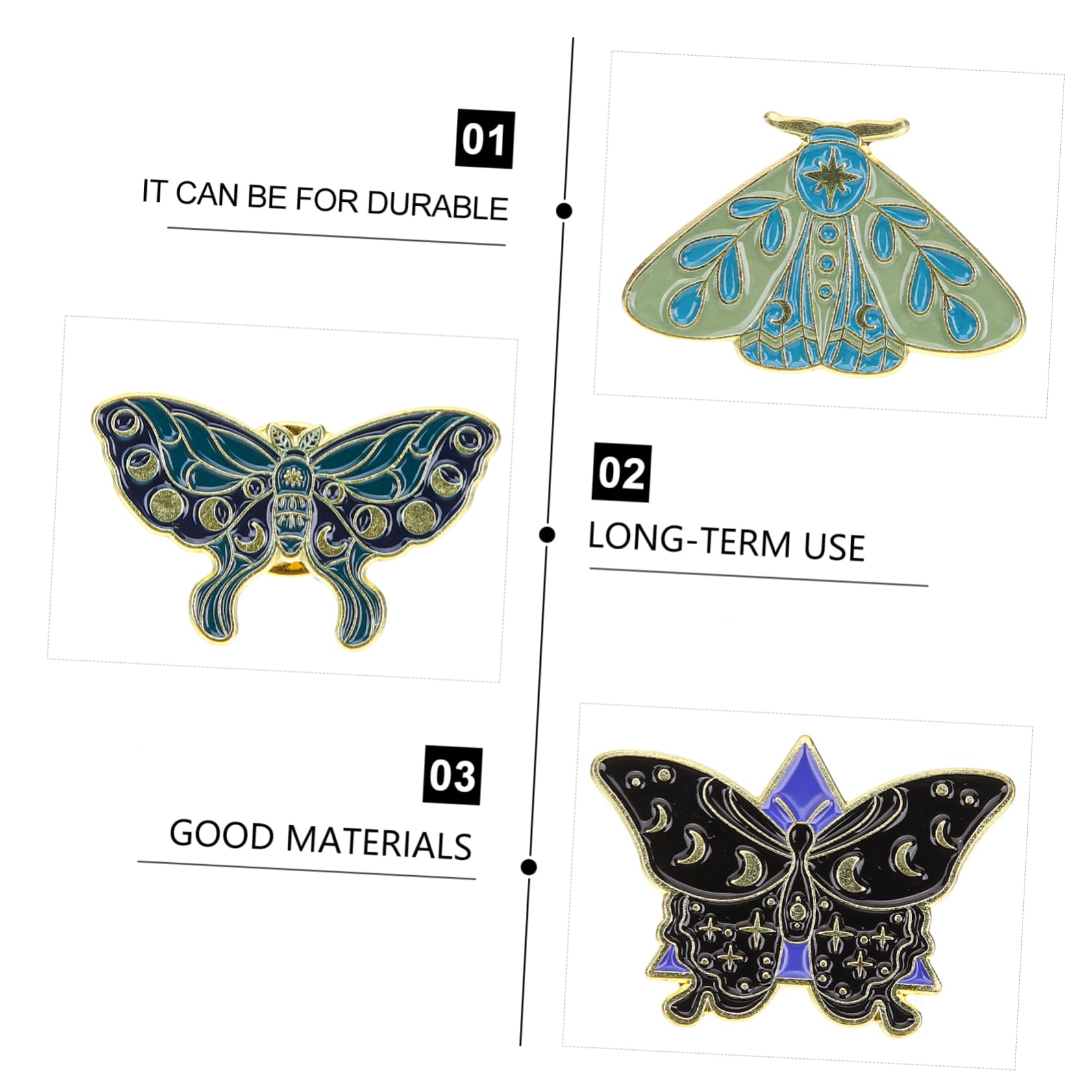 SHERCHPRY Schmetterling Emaille Brosche Tierbrosche Dekorative Schalklammer Schalnadel Aus Emaille Brosche Weihnachten Bastelzeug Kleidung Brosche Schal Brosche Legierung