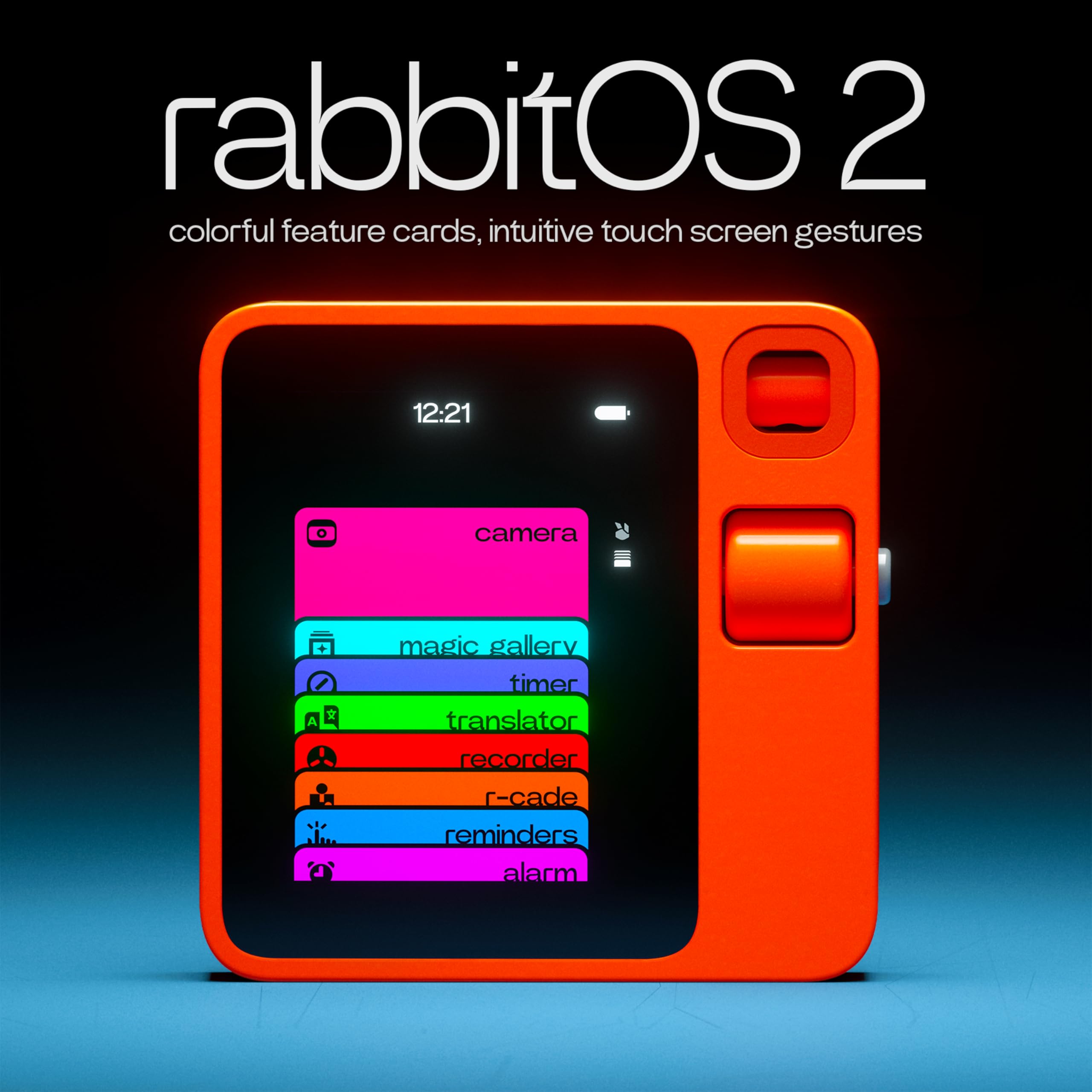 Rabbit r1 Voice-Activated AI Assistant - No Subscription Fees - AI