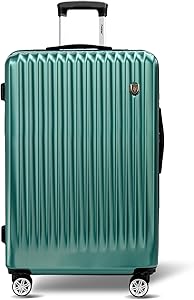 [New Trip] スーツケース キャリーケース 機内持ち込み 軽量 大型 S/M/Lサイズ キャリーバッグ 耐衝撃 大容量 ファスナータイプ 静音 ダブルキャスター TSAロック 海外 旅行 ビジネス 出張 (グリーン、Sサイズ/機内持ち込み：1～3泊/40L)