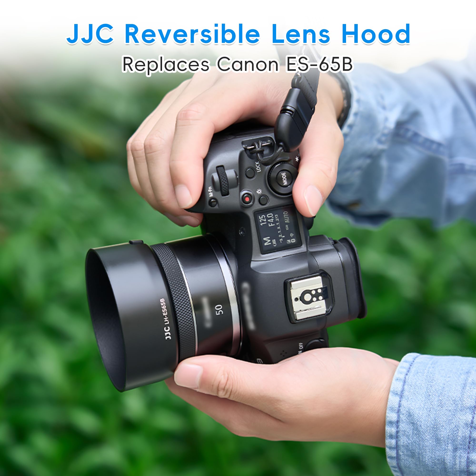 RF 50mm Reversible Lens Hood for Canon RF 50mm f/1.8 STM Lens