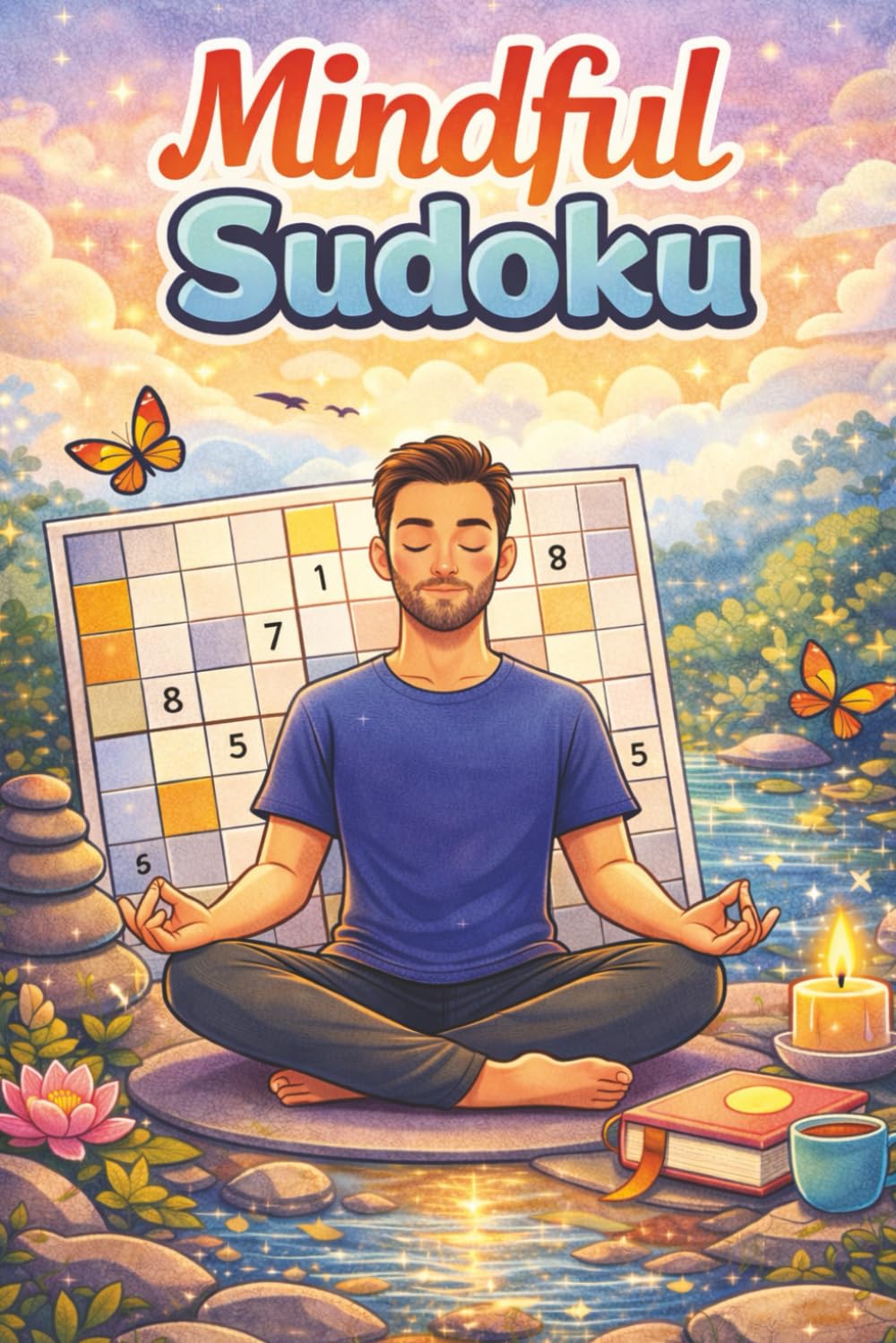 Mindful Sudoku Puzzles: Sudoku Puzzles to relax | 6x9 Inches, 110 Pages | 50+ Puzzles | Solutions included