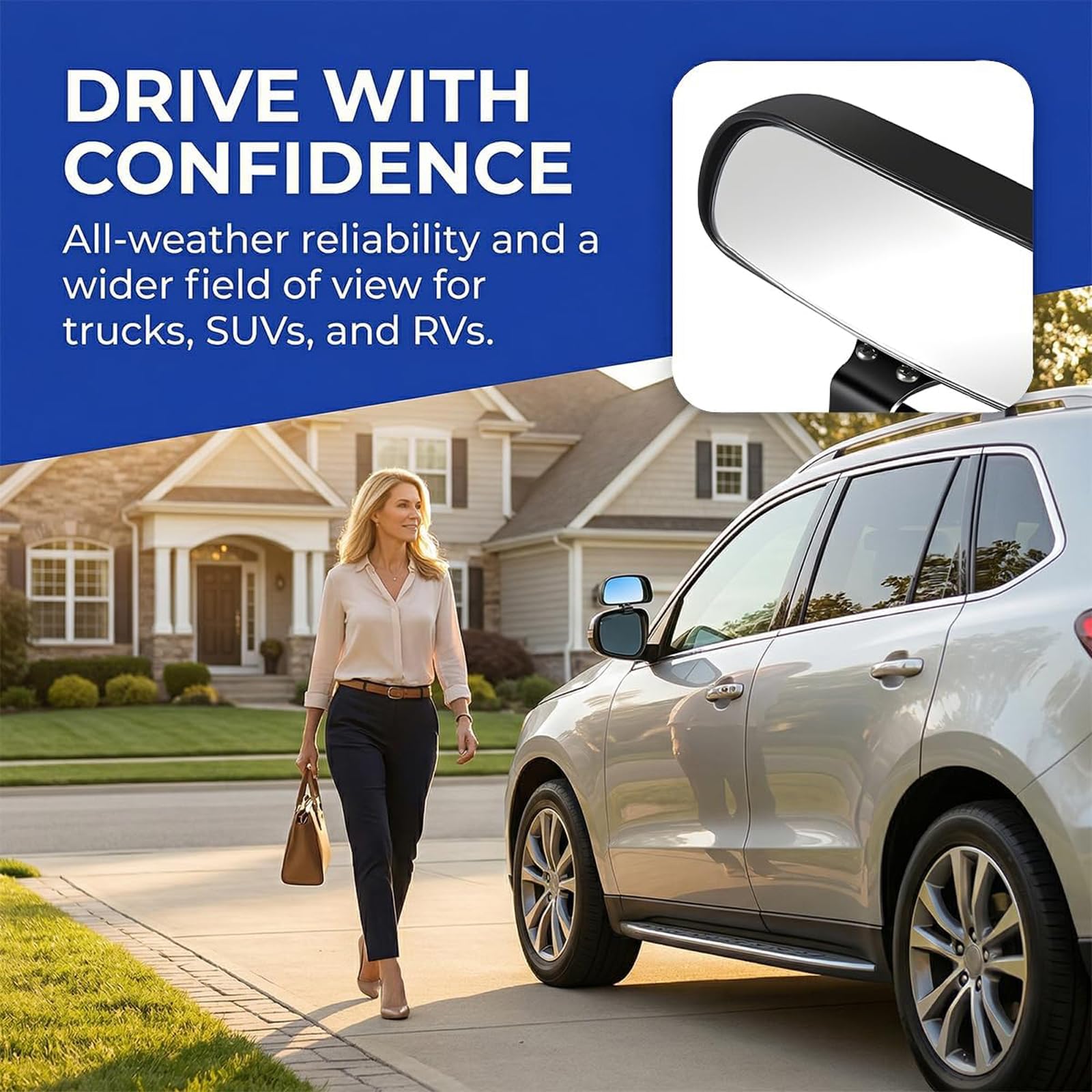 Miroirs Angle Mort Grand Angle pour VW Up!