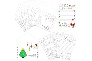 DIY Letters to Santa Coloring Kit: Express Holiday Cheer and Creativity