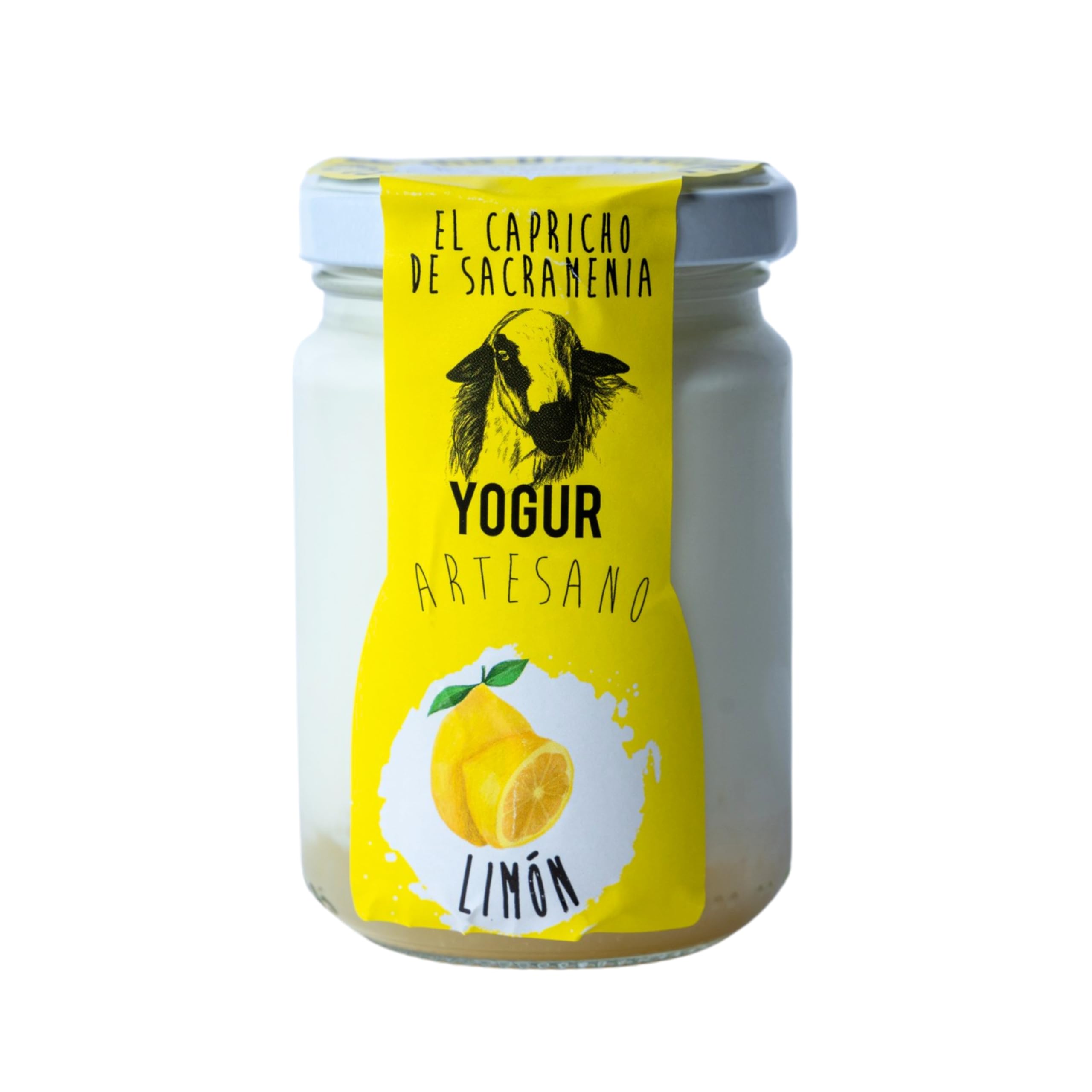El Capricho de Sacramenia | Pack Limón | 20 Yogures Artesanales de Leche de Oveja y preparado natural de Limón | Cremoso, Natural y Saludable | Preparado Gourmet | Sin Gluten | Sabor Único y Original