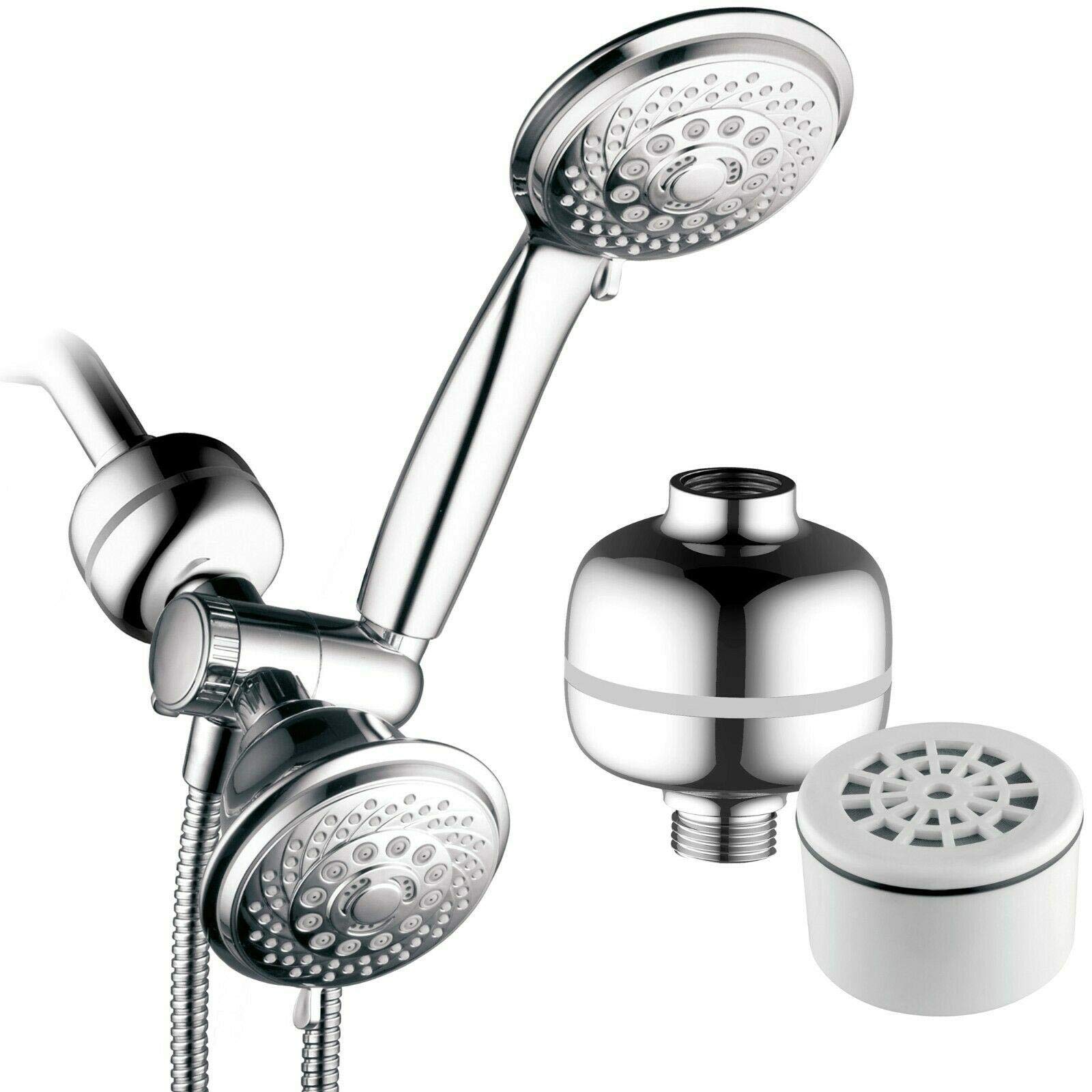 Pommeau de douche anti chlore et calcaire pour peau sensible