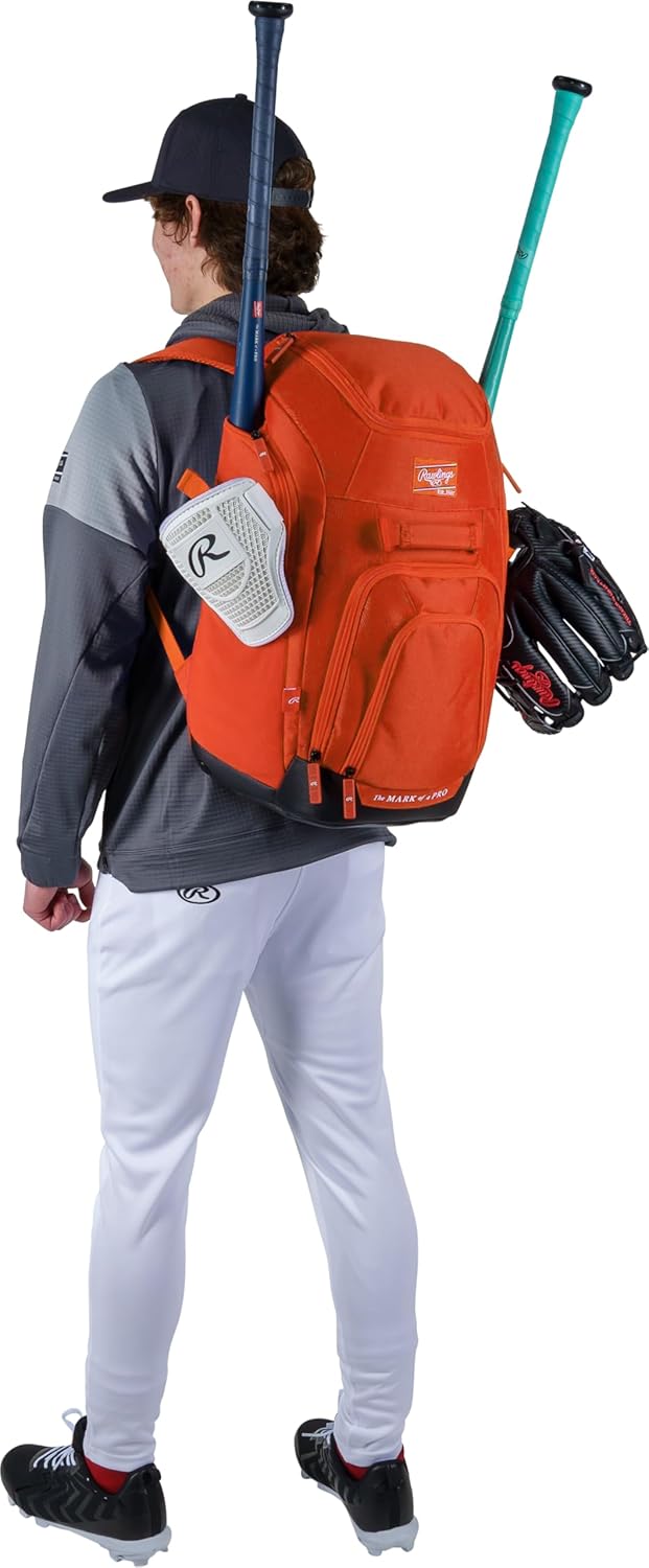 Rawlings | FRANCHISE 2.0 Player's Backpack | Baseball/Softball | Rec/Travel | Multiple Styles | Baseball/Softball, Rec/Travel