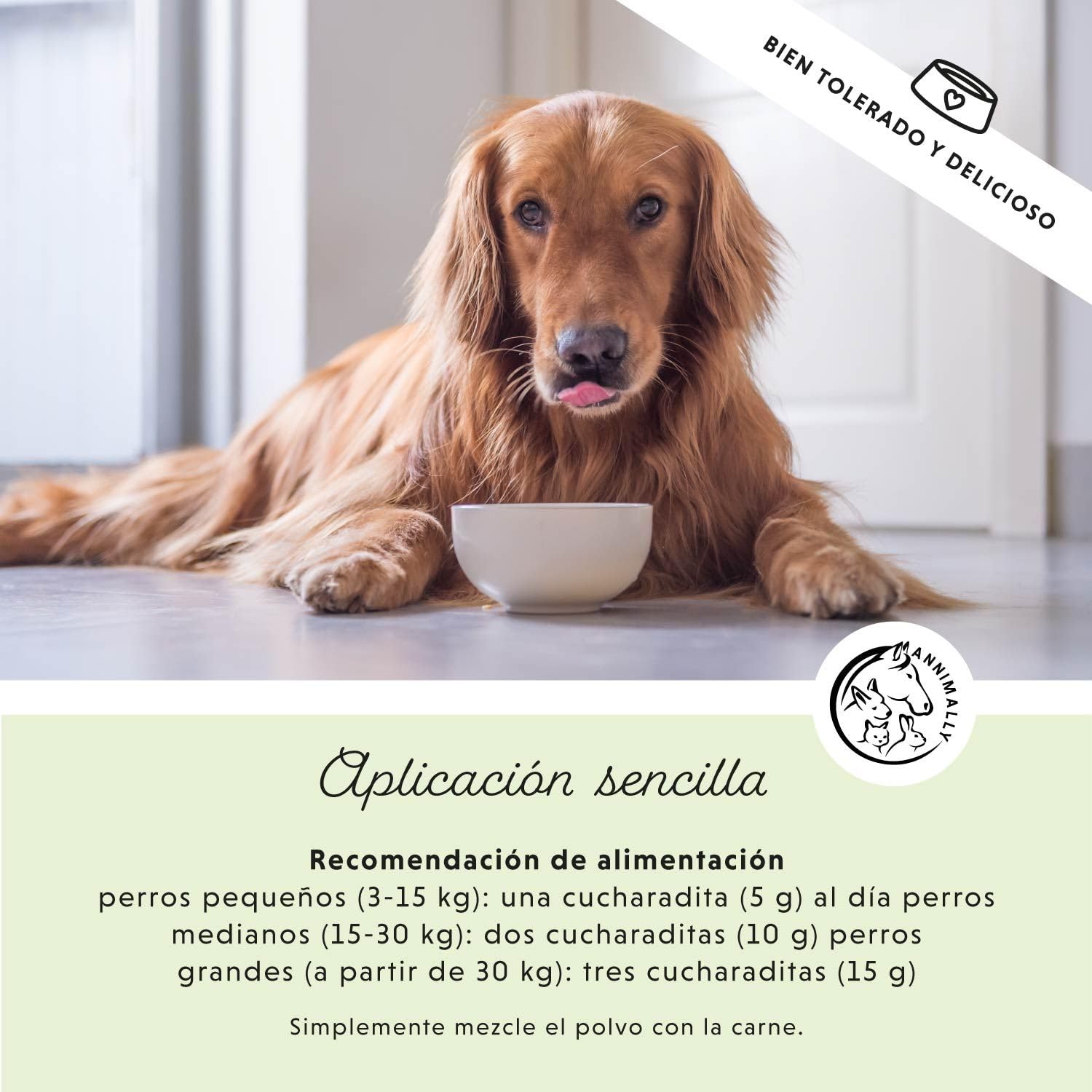 Annimally Barf Polvo Suplemento para Perros 1 kg, Barf Complete Mezcla de Vitaminas y Minerales para una nutrición óptima - Suplemento Alimenticio de Minerales para Perros con Verduras y Vitamina