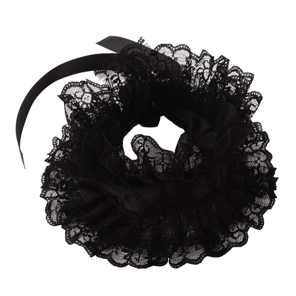 Graceart Women's Style#4 Ruffled Detachable Collar Elizabethan Victorian Neck Ruff (Style#4)(Size: One Size)