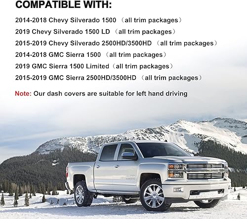 Miniatura 14 de Cubierta/alfombrilla para tablero de ajuste personalizado (gris oscuro) Y44