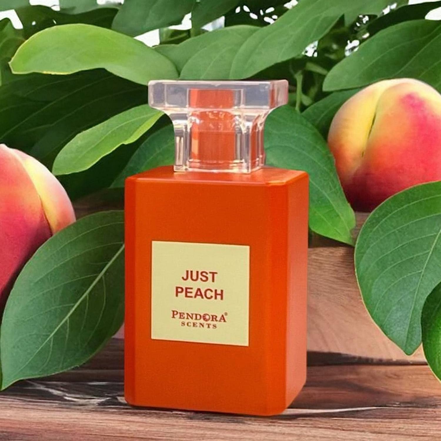 Just Peach Perfume | Fragance of Arab Perfume| Nadruk jasnej brzoskwiniowej Alhambry Home | Zapach świata woda perfumowana 3,4 uncji (Just Peach)