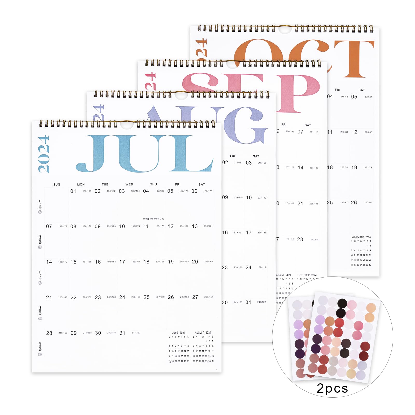 amazon-com-born-fair-calendar-2024-2025-18-months-wall-calendar-july-2024-to-dec-2025-calendar-with-julian-dates-14-x-11-colorful-office-products