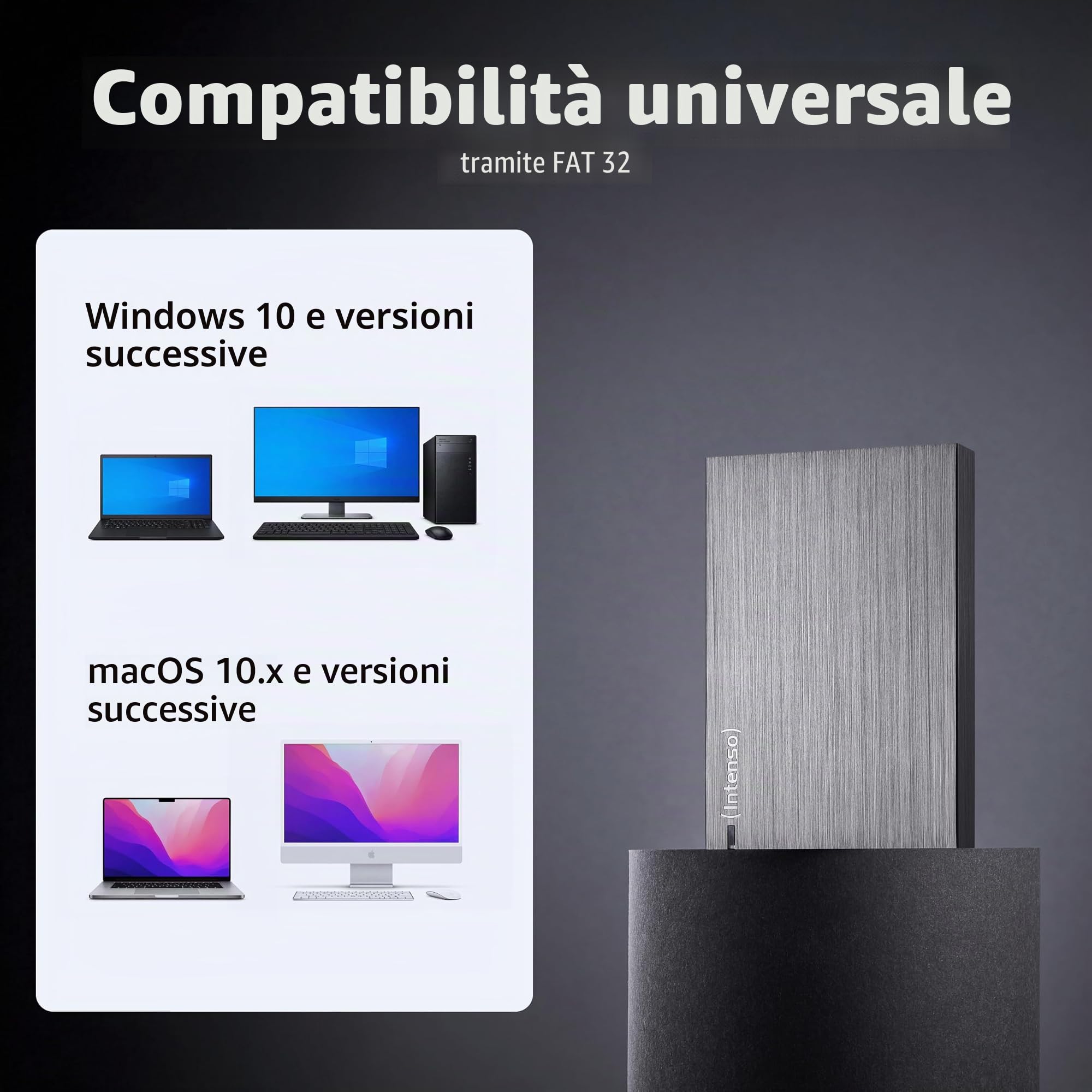 HDD Intenso compatible 2,5 2TB Black ext