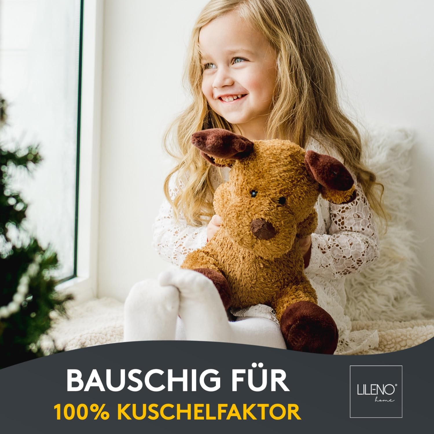 LILENO HOME Imbottitura in ovatta da 2 kg in un pratico sacchetto in tessuto non tessuto, materiale di riempimento e imbottitura per peluche, cuscini, fai da te, imbottitura lavabile fino a 95 °C