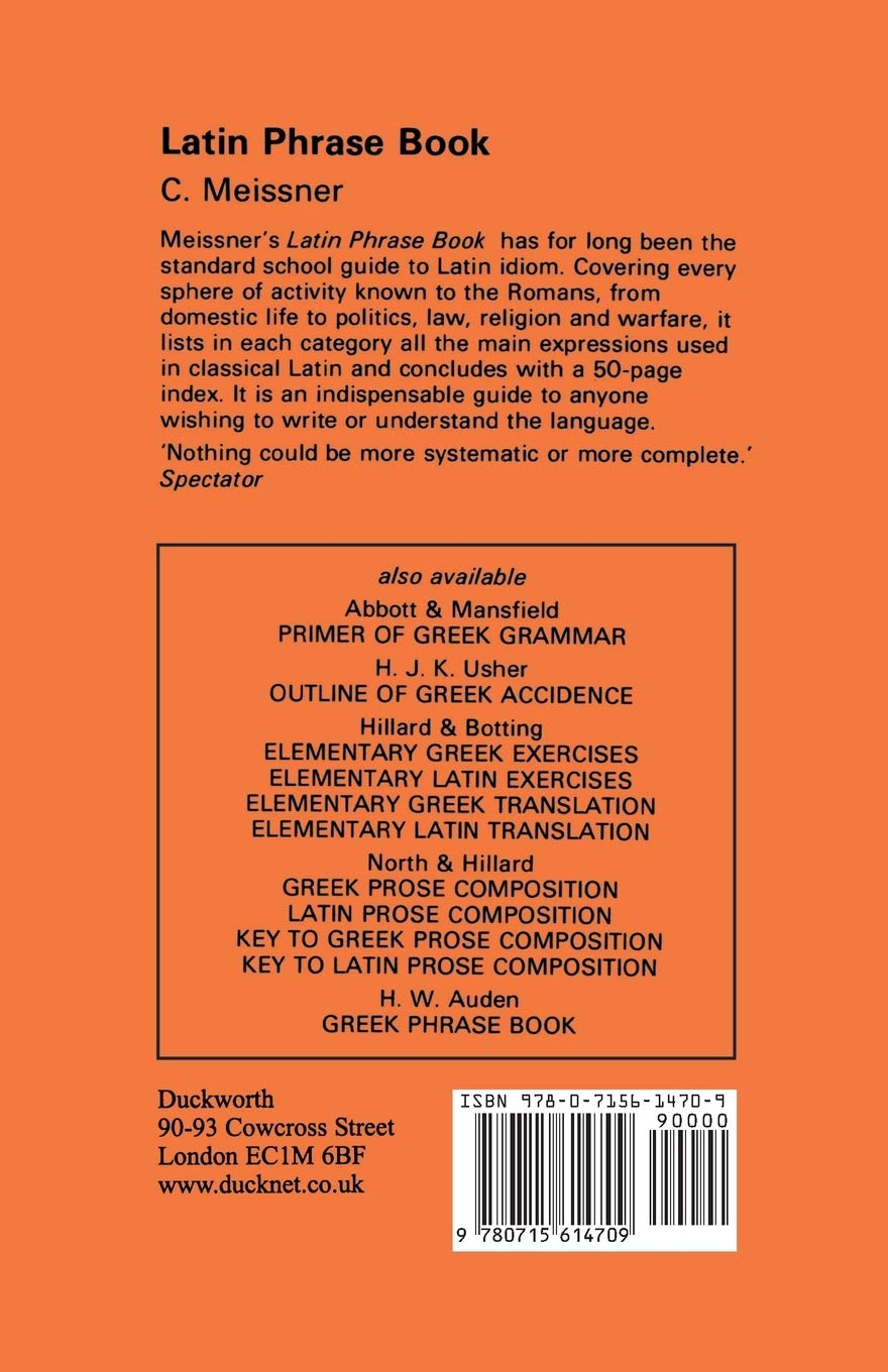 Latin Phrase Book