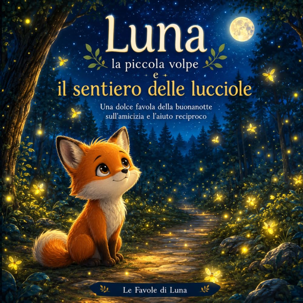 Luna la piccola volpe e il sentiero delle lucciole: Una favola della buonanotte sull'amicizia e l'aiuto reciproco (Le Favole di Luna)