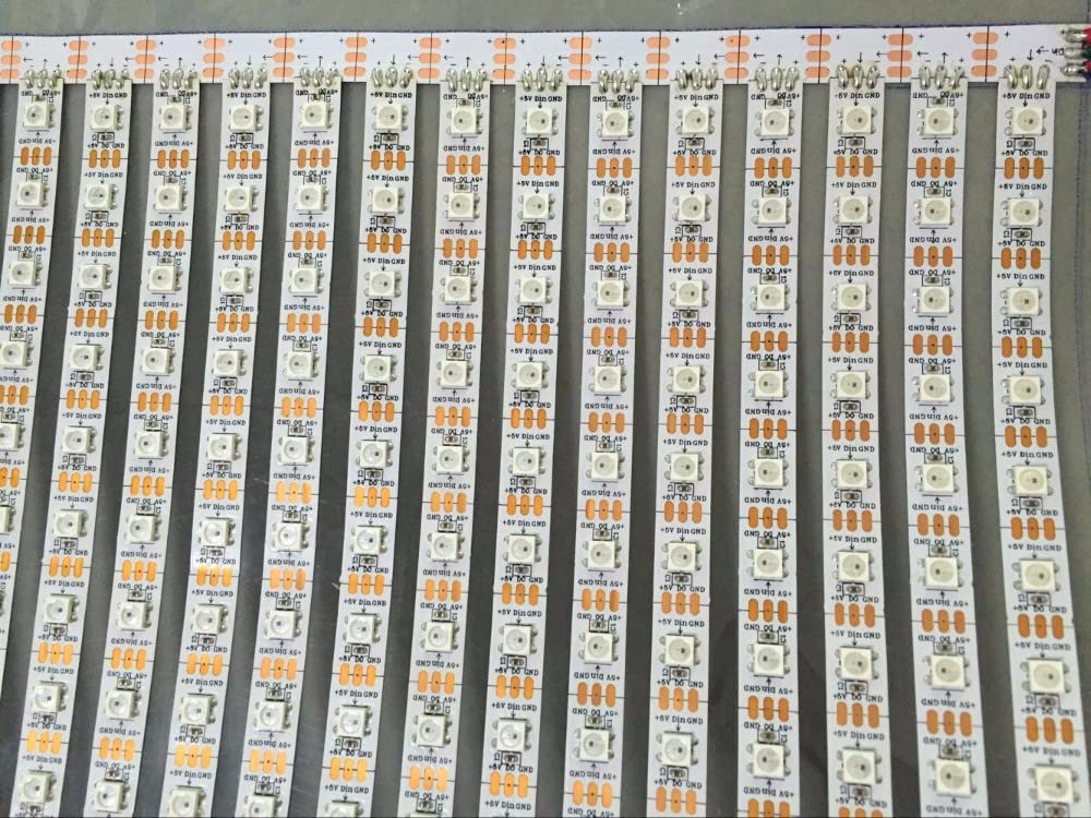 WENWENLEE 60 * 40 Pixels RGB Full Color WS2812B Flexible LED Pixel Panel Light;DC5V;Panel Size:100cm*60cm