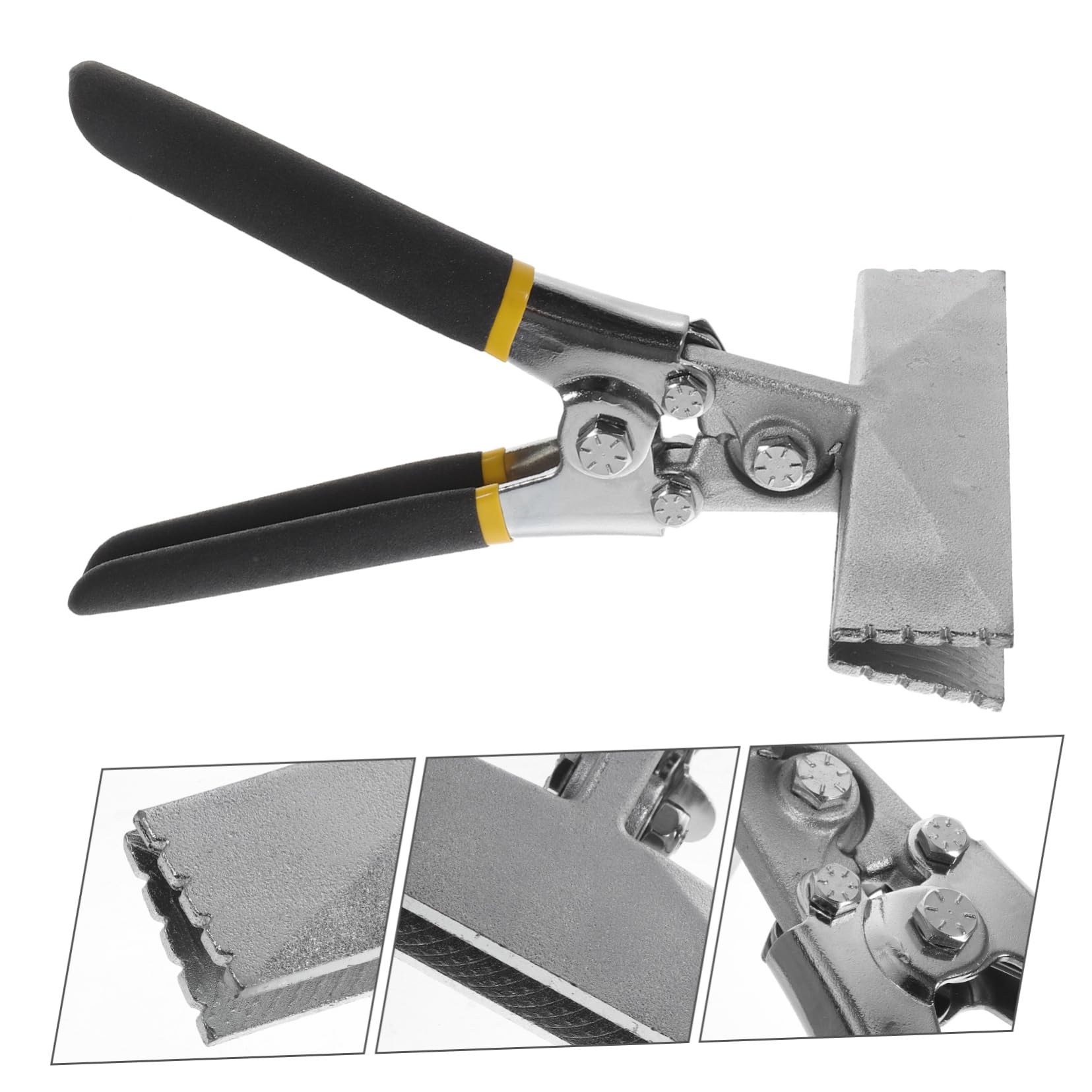 Foglio Manuale Cucitrice Attrezzi manuali Stoviglie fatte a mano Posate Pinza per cucitrice Attrezzo per appiattire il metallo Piegatrice per metallo Attrezzo per piegare il metallo Cucitrici manual