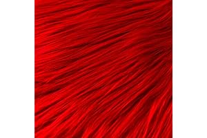 Red Faux Fur Fabric: A Crafter's Delight