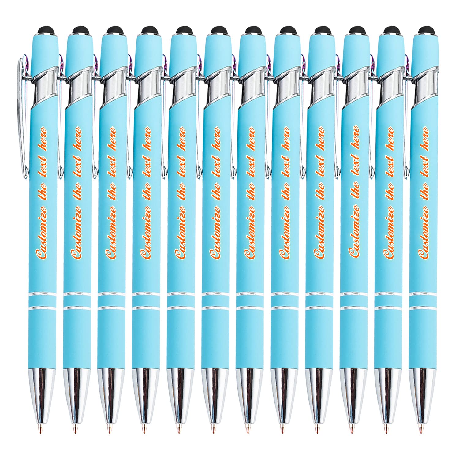 Personalized Name Ballpoint Pen, Customized Ballpoint Pens with Birthday Graduation Wedding Wishes, Office Stationery for Notes, Labels, Choose the Custom Text color, Visually Attractive, 156PCS