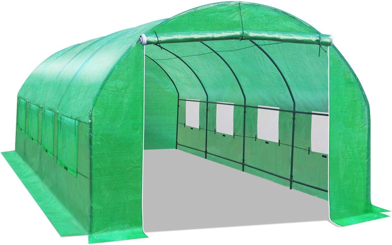 BenefitUSA Larger Hot Green House 20'X10'X7' Walk in Outdoor Plant Gardening Greenhouse