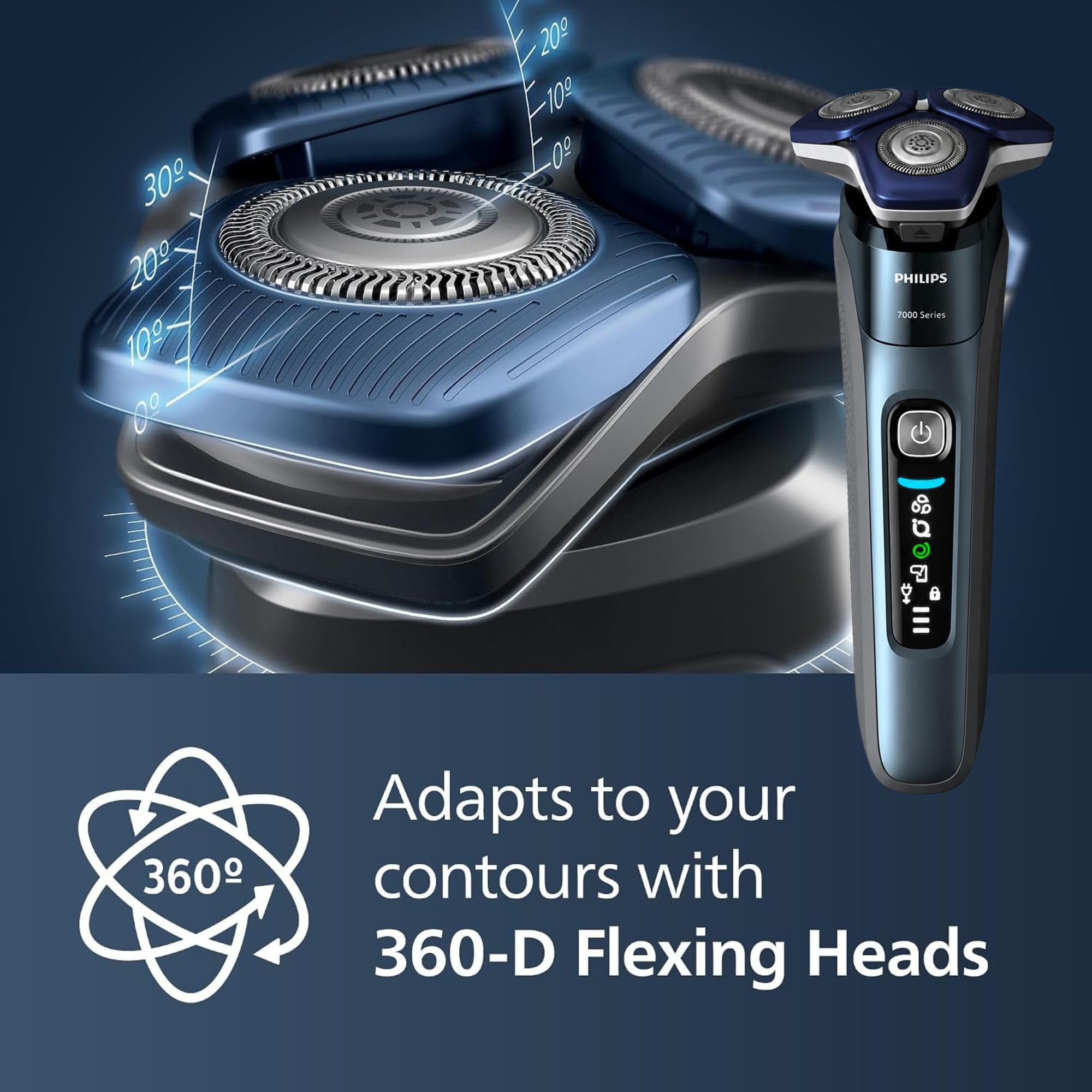 Philips Rechargeable Wet/Dry Electric Shaver Series 9000 with