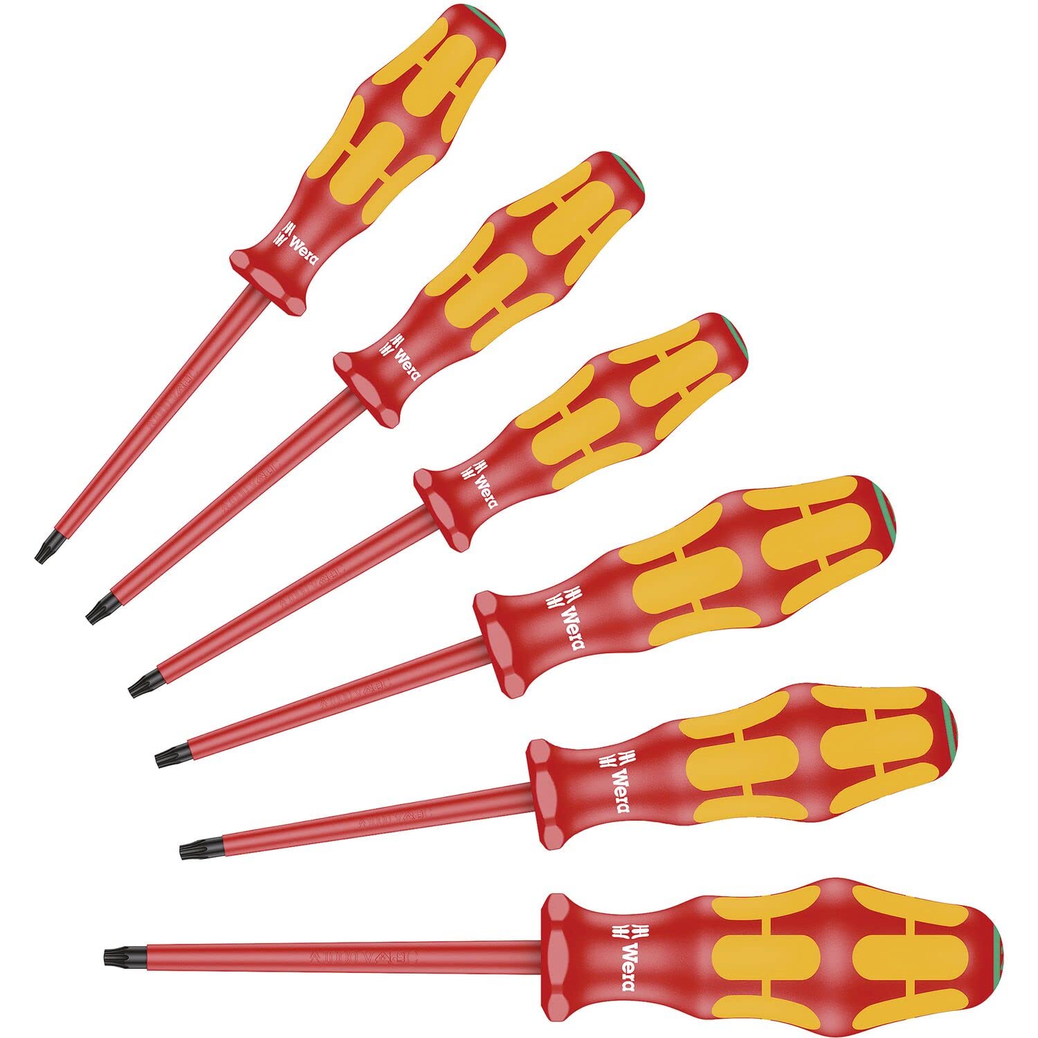 Wera, 167 i/6 Assortimento di giraviti Kraftform Plus serie 100, 6 pezzi