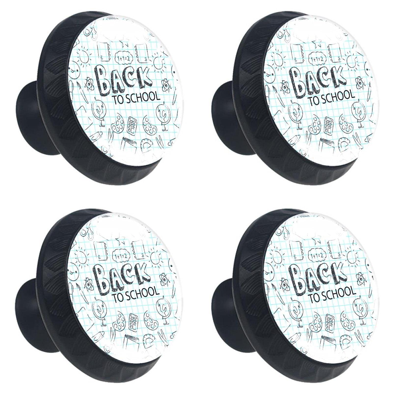 Boutons de commode cristal 30mm - Poignée de meuble ronde cuisine et maison x4