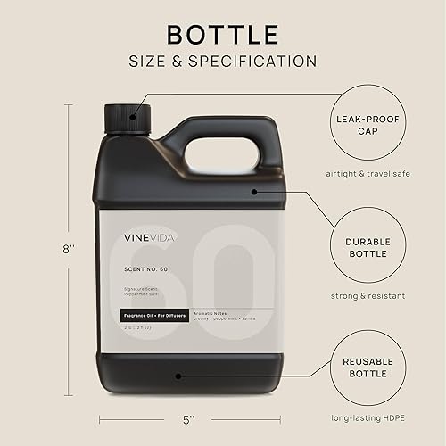 Miniatura 342 de VINEVIDA Aceite de fragancia de cuero genuino para difusores de aire frío, aceites esenciales para recarga de aceite difusor y ambientador