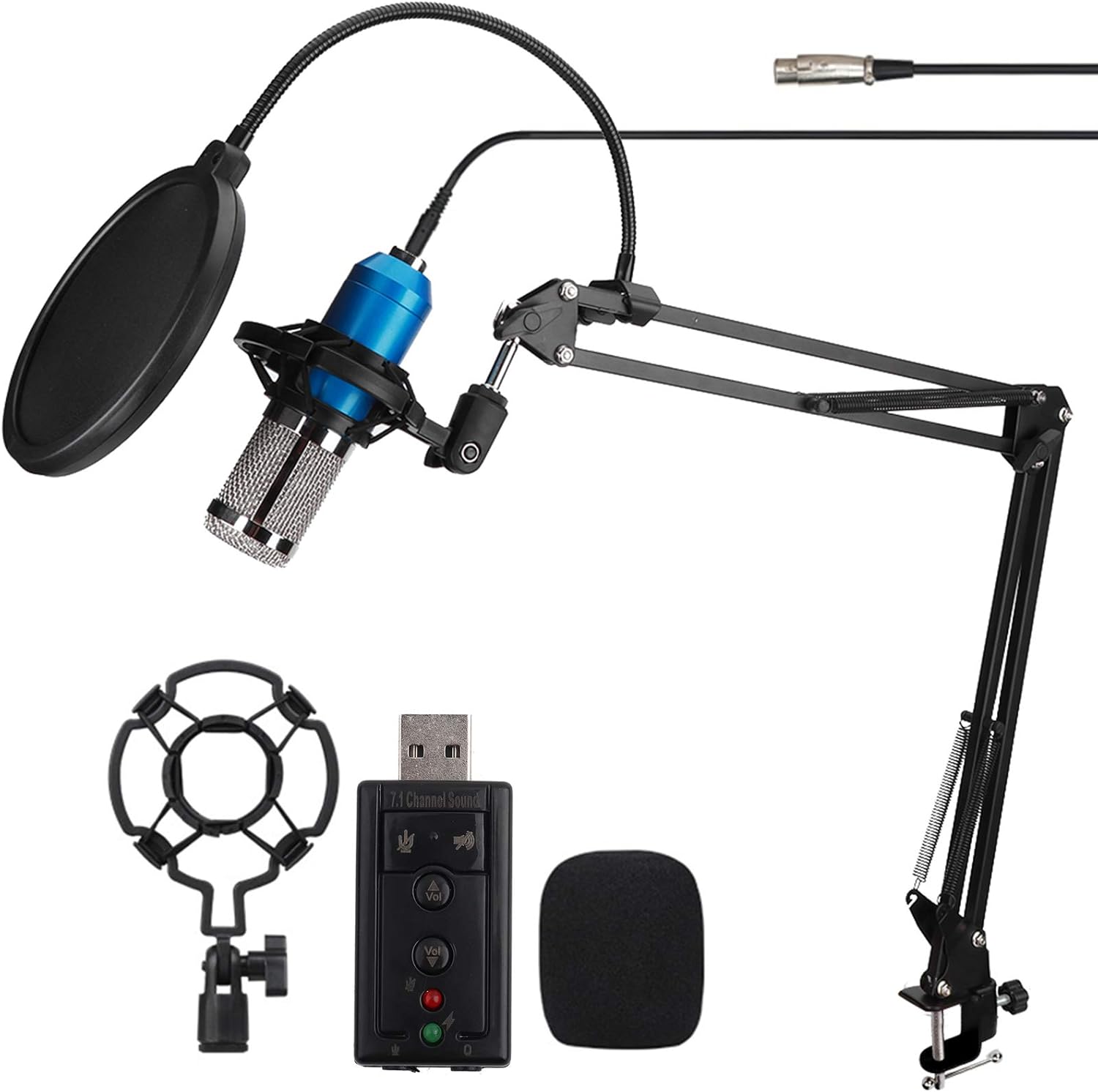 Camera Microphone Capacitive Microphone BM800 Black for