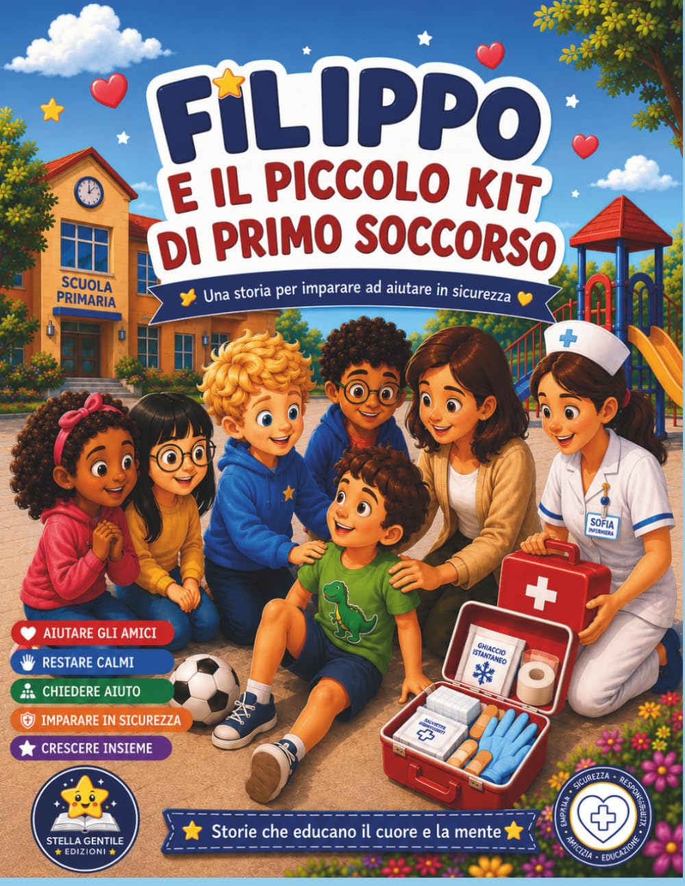 Filippo e il Piccolo Kit di Primo Soccorso: Una storia per imparare ad aiutare in sicurezza (Filippo impara a stare sicuro)