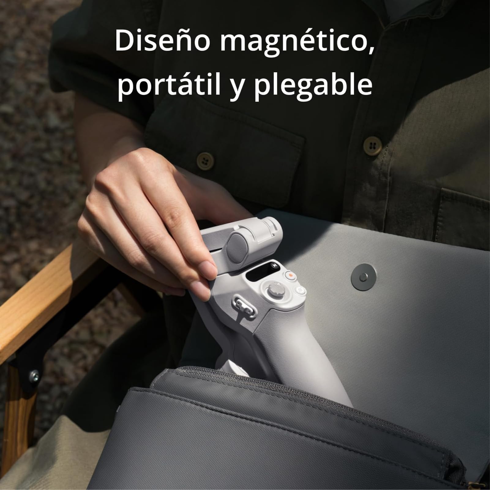 DJI, Estabilizador inteligente Osmo Mobile SE en tres ejes para teléfonos, portátil y plegable, brazo extensible integrado, para Android y iPhone con ShotGuides, para videoblogs, YouTube y TikTok