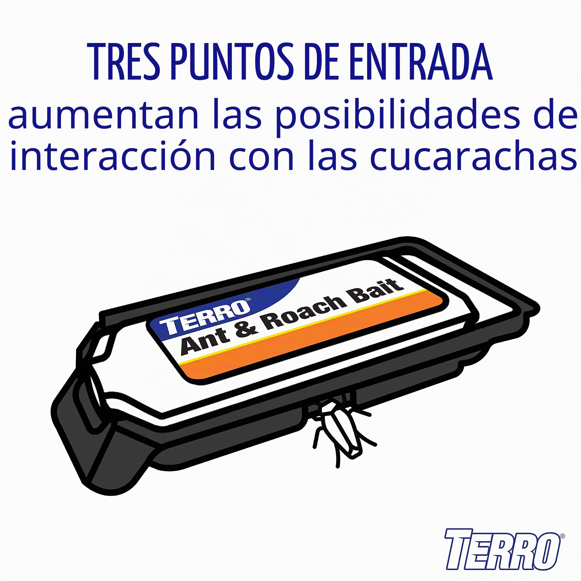 Terro T360 Ant y Roach bait estación, pack de 4 unidades