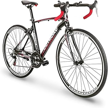 レッド アルミロードバイク 700C Amazon | PanAme 21スピードロードバイク 軽量アルミニウム合金