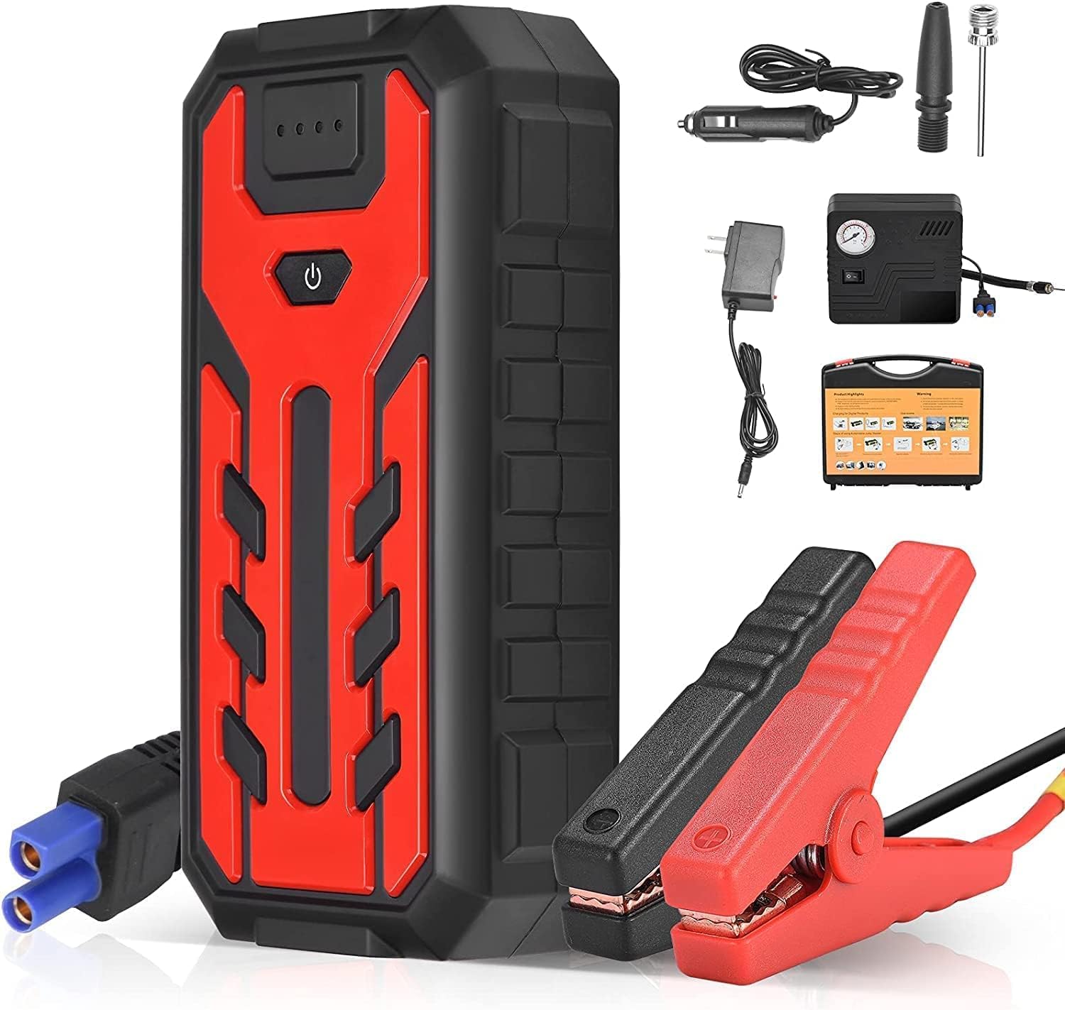 Jump Starter Power Bank,12 V 22000 mAh Car Jump Starter Portable Power