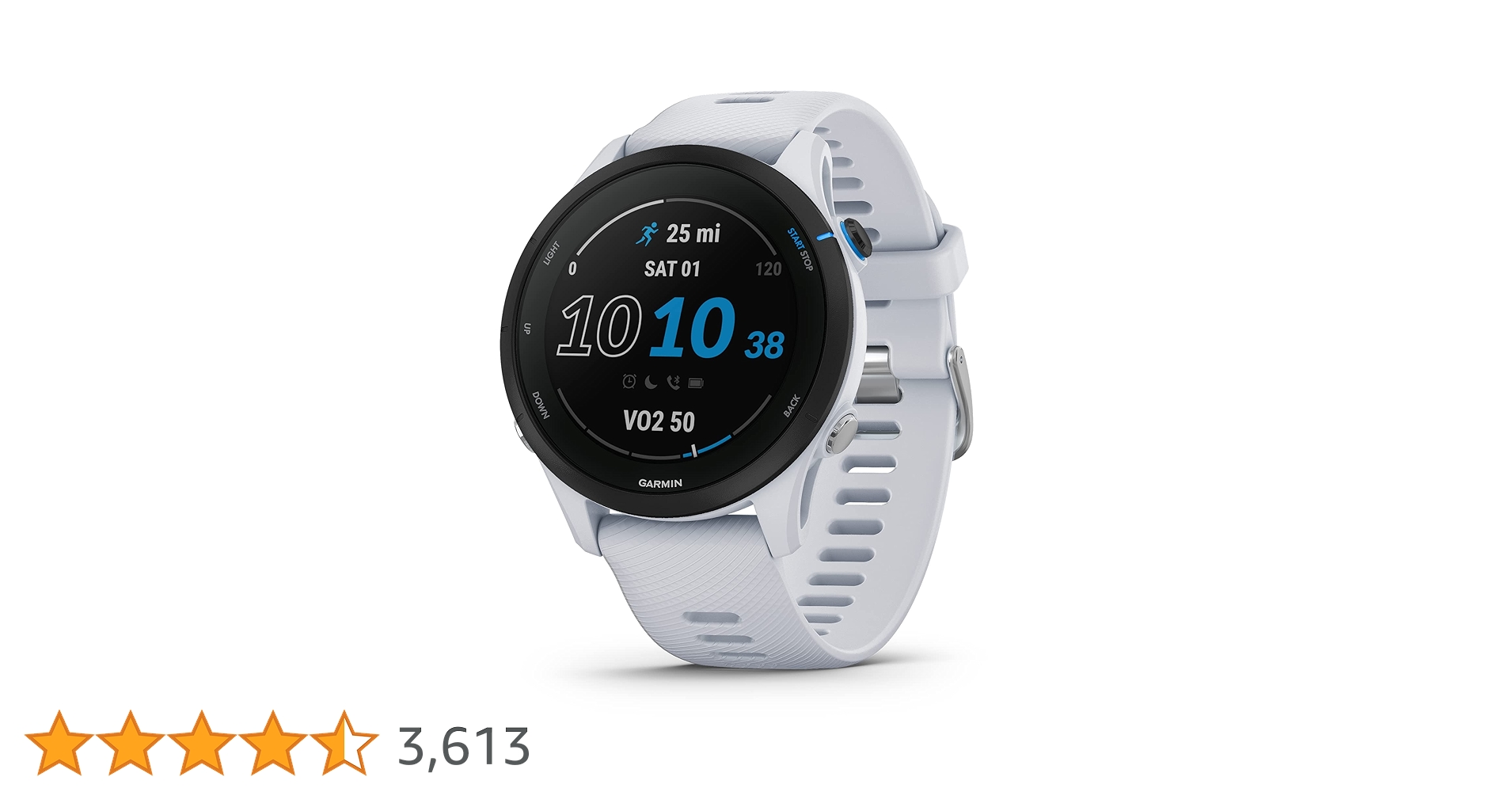 GARMIN FORERUNNER 255 Music ホワイト Garmin Forerunner 255 Music, GPS Running Smartwatch with
