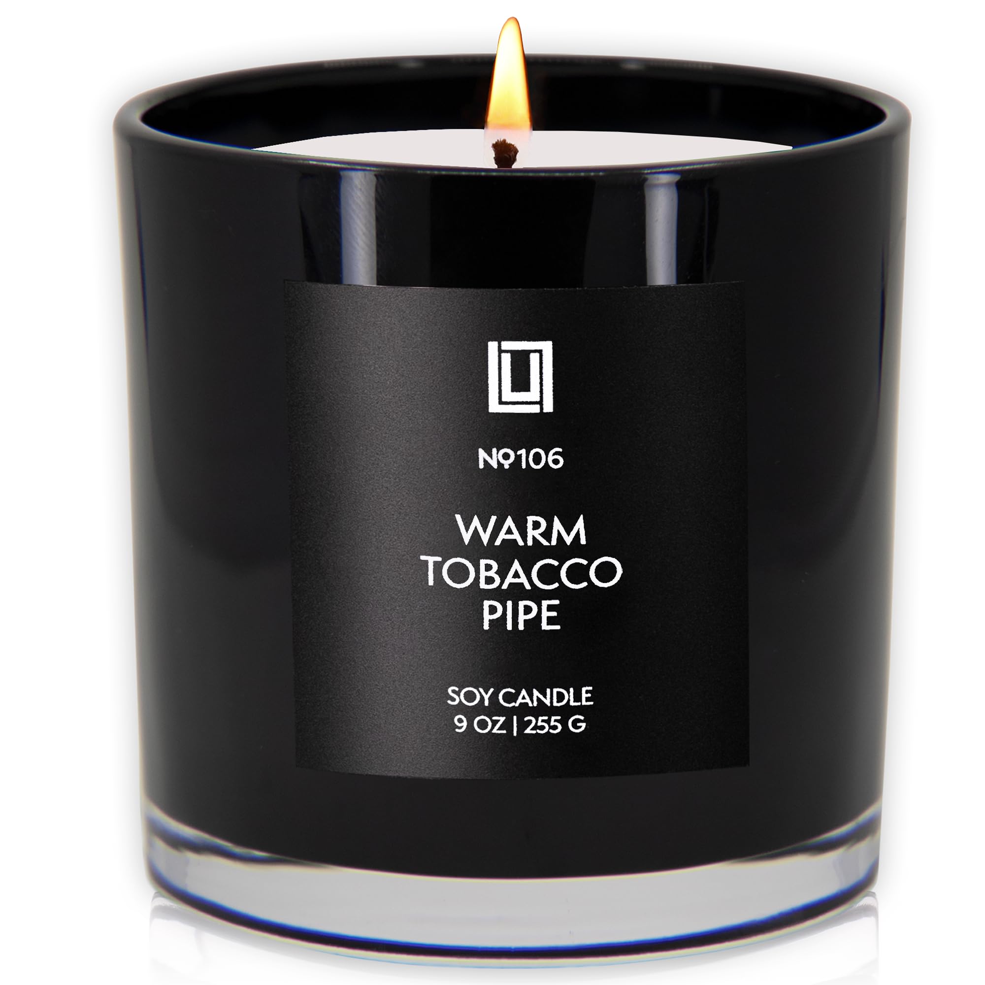pipe tobacco candle scent The Stinky Company LLC Scented Jar Candle sweet vanilla undertones Luxury Soy & Beeswax Blend
