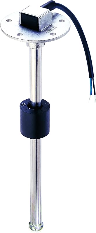 Sensor de nível de combustível e água KUS em aço inoxidável SS316 240-33 Ω SAE com 5 furos – 1 unidade