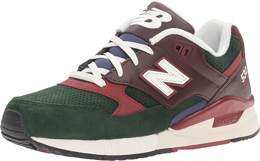 New Balance Men's 530 V1 Sneaker, Black/White/White, 9.5 D US
