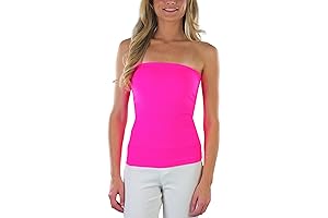 Hot Pink Tube Top for Women: Sizzling Style for Summer